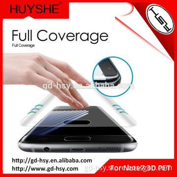 HUYSHE 2016 New Product 3D Curved Full Cover PET Screen Film Protector For Samsung Galaxy Note 7